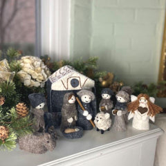 Felted Nativity 12-Piece Set - Global Groove Direct
