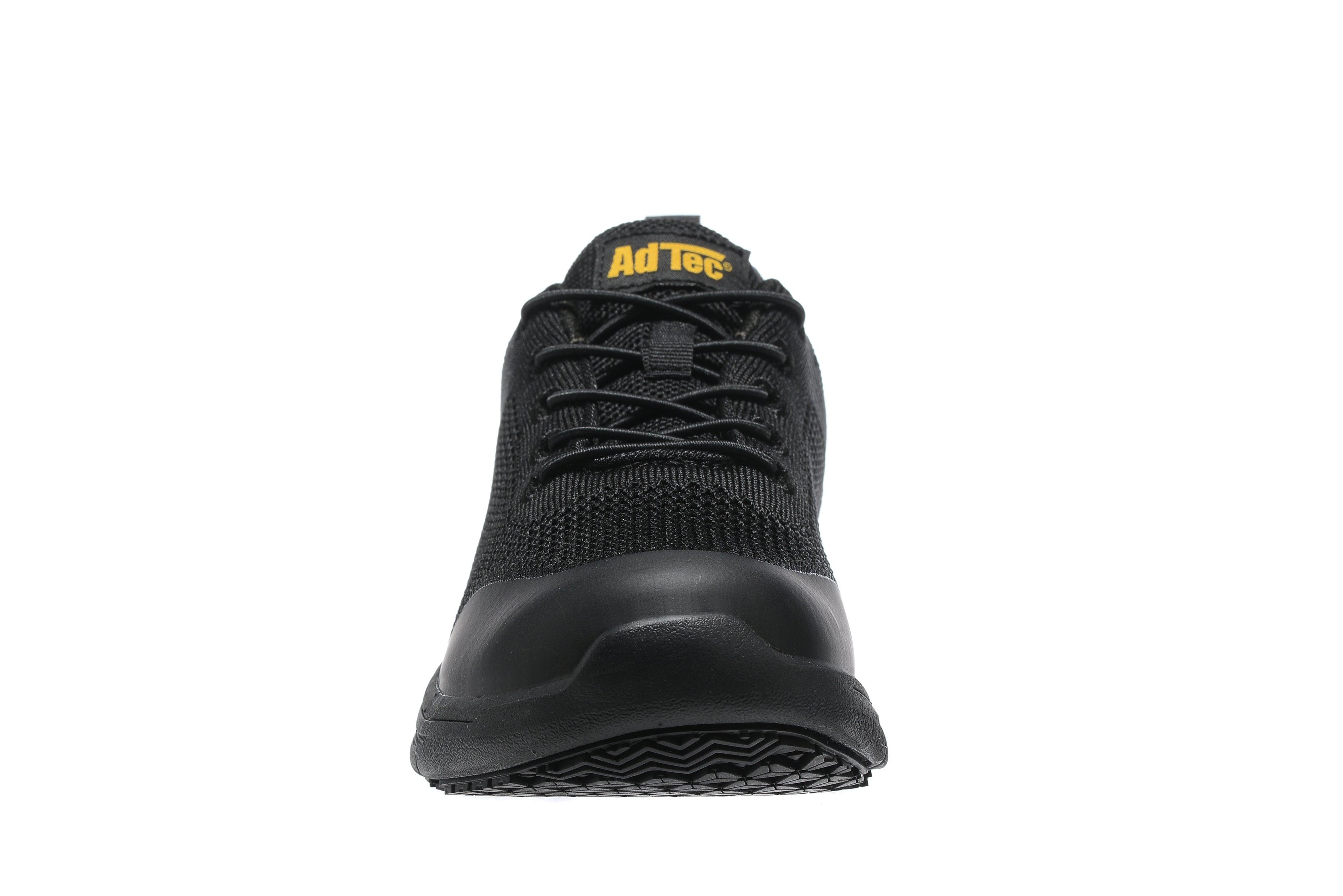 AdTec-Lite Men's Light Weight Non-Slip Work Black Work Sneaker - Flyclothing LLC