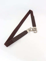 Zinc Alloy Buckle Elastic PU Belt - Trendsi - Flyclothing LLC