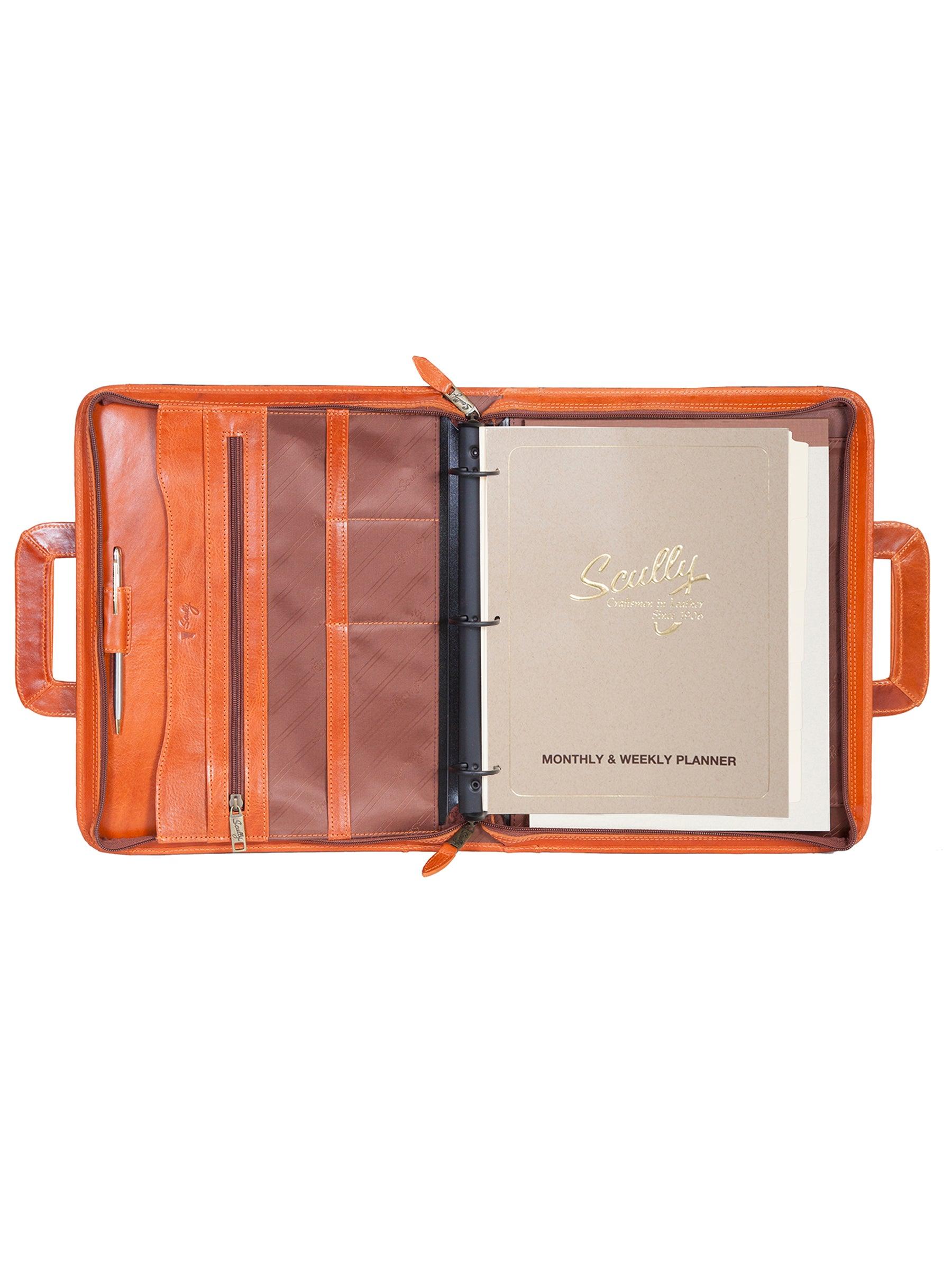 Scully SUNSET 3 RING BINDER W/DROP HANDLE - Flyclothing LLC