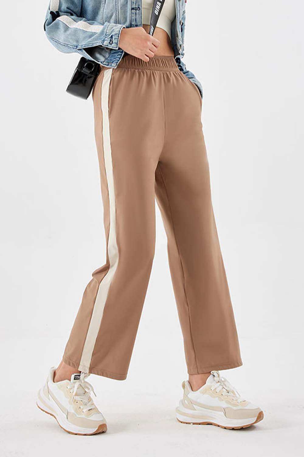Seam Detail Long Pants - Trendsi - Flyclothing LLC
