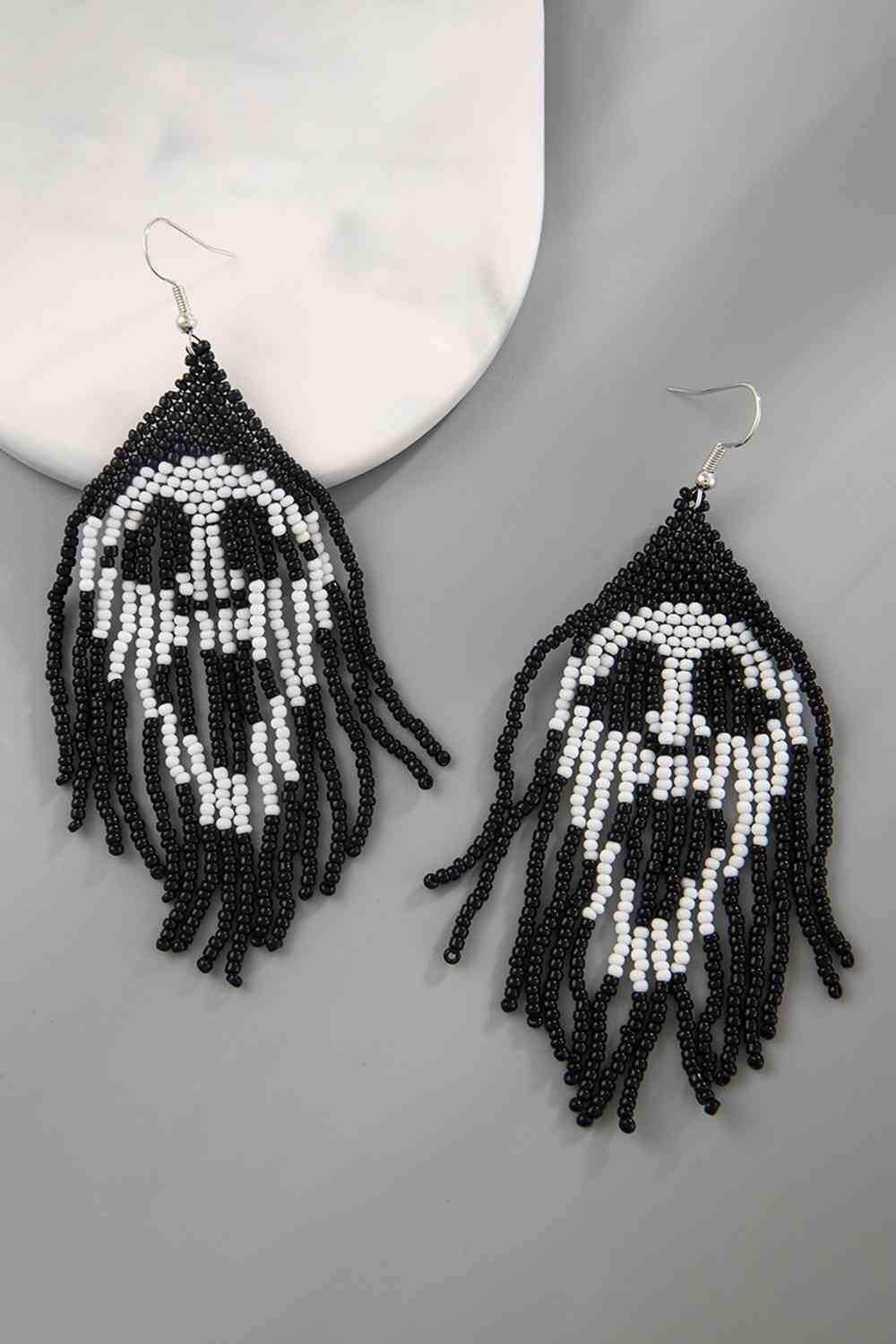 Beaded Dangle Earrings - Trendsi - Flyclothing LLC