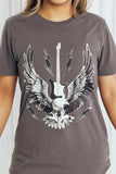 mineB Full Size Eagle Graphic Tee Shirt - Trendsi - Flyclothing LLC