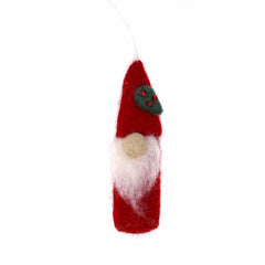 Christmas Gnome Felt Ornaments, Set of 3 - Global Groove Direct