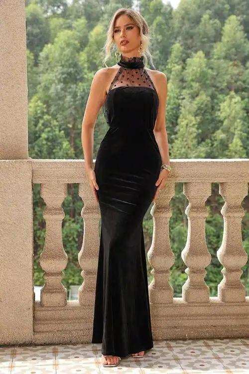 Lace Detail Sleeveless Maxi Dress - Trendsi - Flyclothing LLC