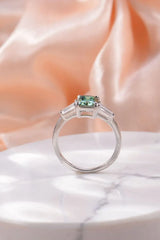 2 Carat Moissanite 925 Sterling Silver Ring - Trendsi - Flyclothing LLC