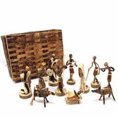 Banana Fiber Nativity Set - Esther Kariuki - Esther Kariuki