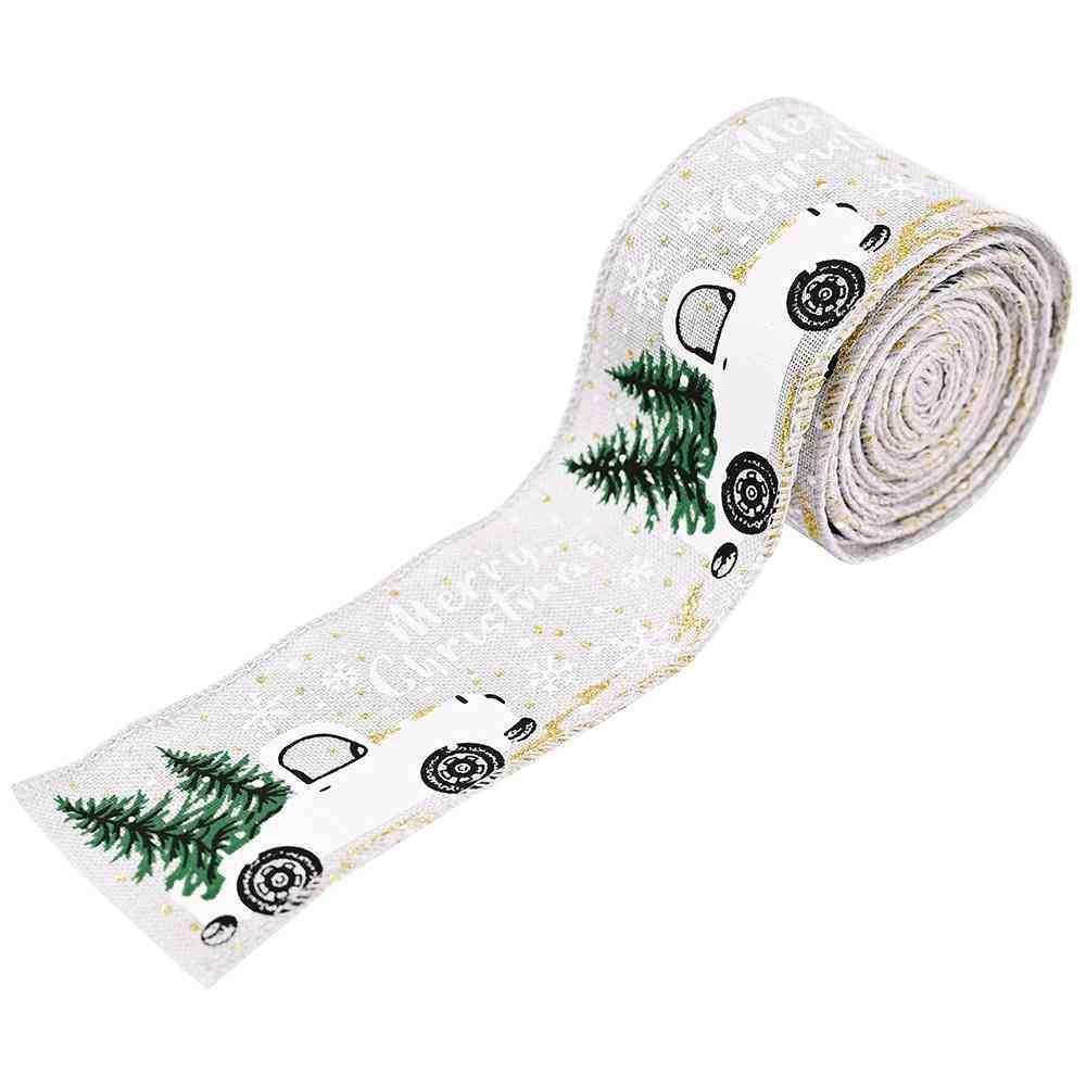 Car & Christmas Tree Ribbon - Trendsi - Flyclothing LLC