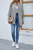Open Front Long Sleeve Cardigan - Trendsi - Flyclothing LLC