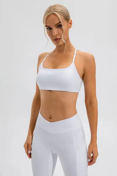 Crisscross Spaghetti Strap Active Cami - Trendsi - Flyclothing LLC