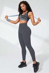 High Waist Active Leggings - Trendsi