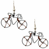 Wire Bicycle Earrings - Creative Alternatives - Creative Alternatives - Flyclothing LLC