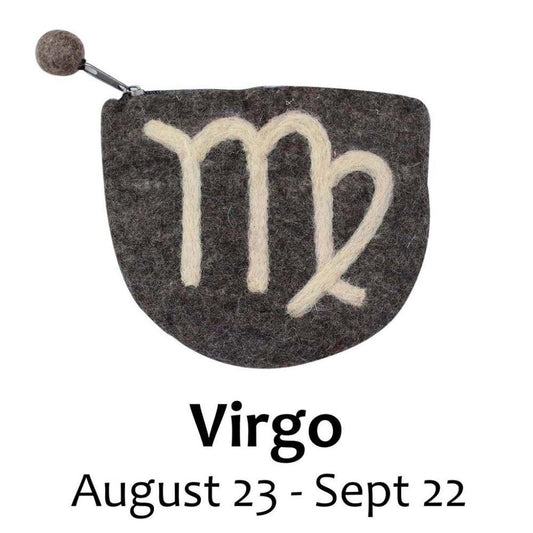 Felt Virgo Zodiac Coin Purse - Global Groove - Global Groove