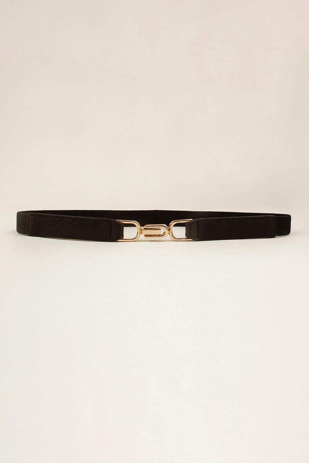 Alloy Buckle Elastic Belt - Trendsi - Flyclothing LLC