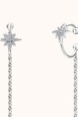 Moissanite 925 Sterling Silver Threader Earrings - Trendsi - Flyclothing LLC