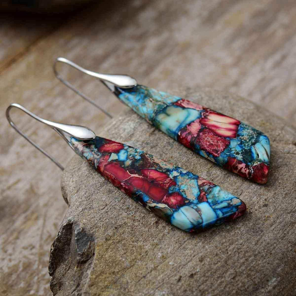 Geometrical Shape Dangle Earrings - Trendsi - Flyclothing LLC