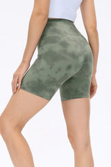 Wide Waistband Sports Shorts - Trendsi - Flyclothing LLC