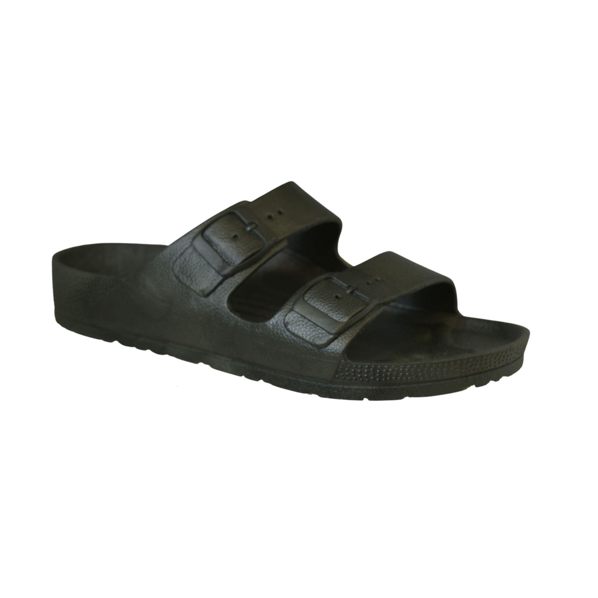 Men's Two Band Sandals Olive - Flyclothing LLC