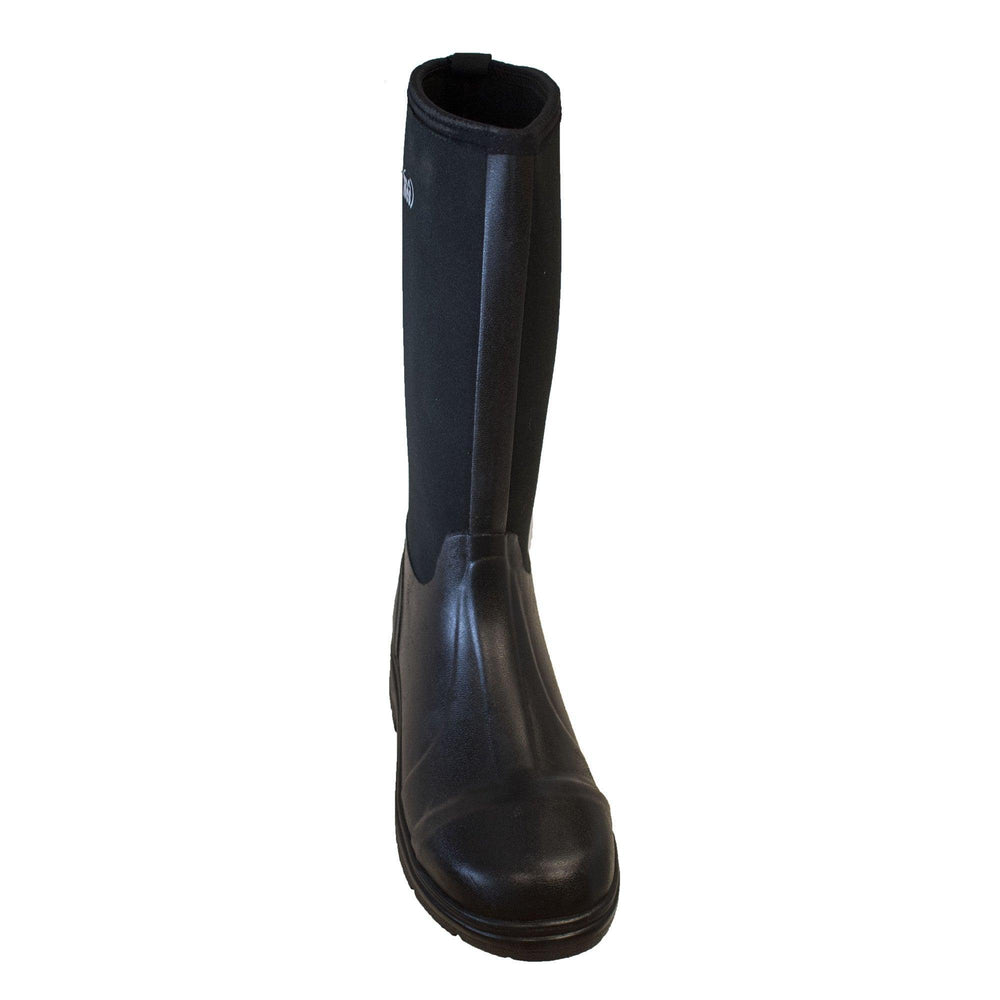 Men's 16" Cement Rubber Boot Steel Toe Black - Tecs