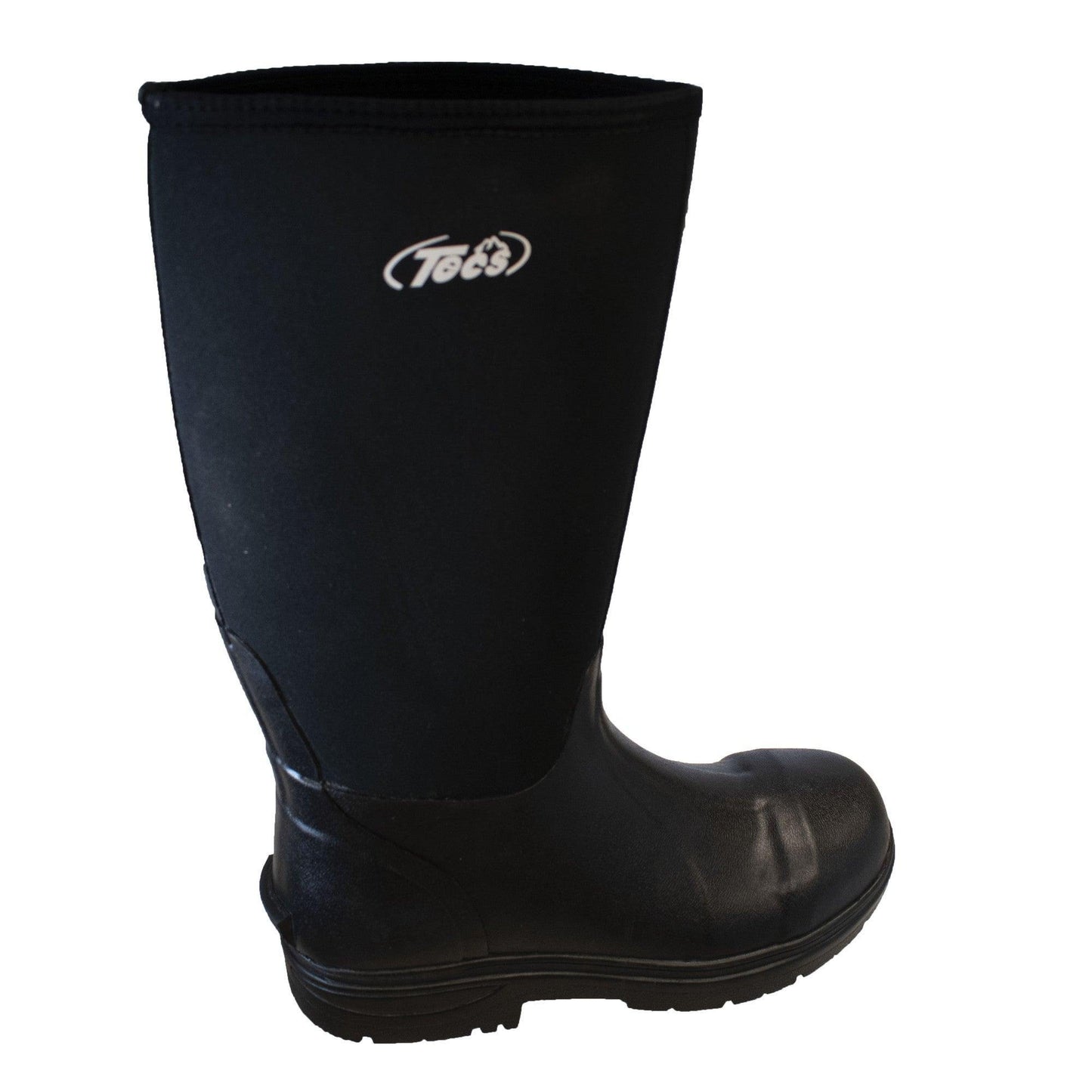 Men's 16" Cement Rubber Boot Steel Toe Black - Tecs - Flyclothing LLC