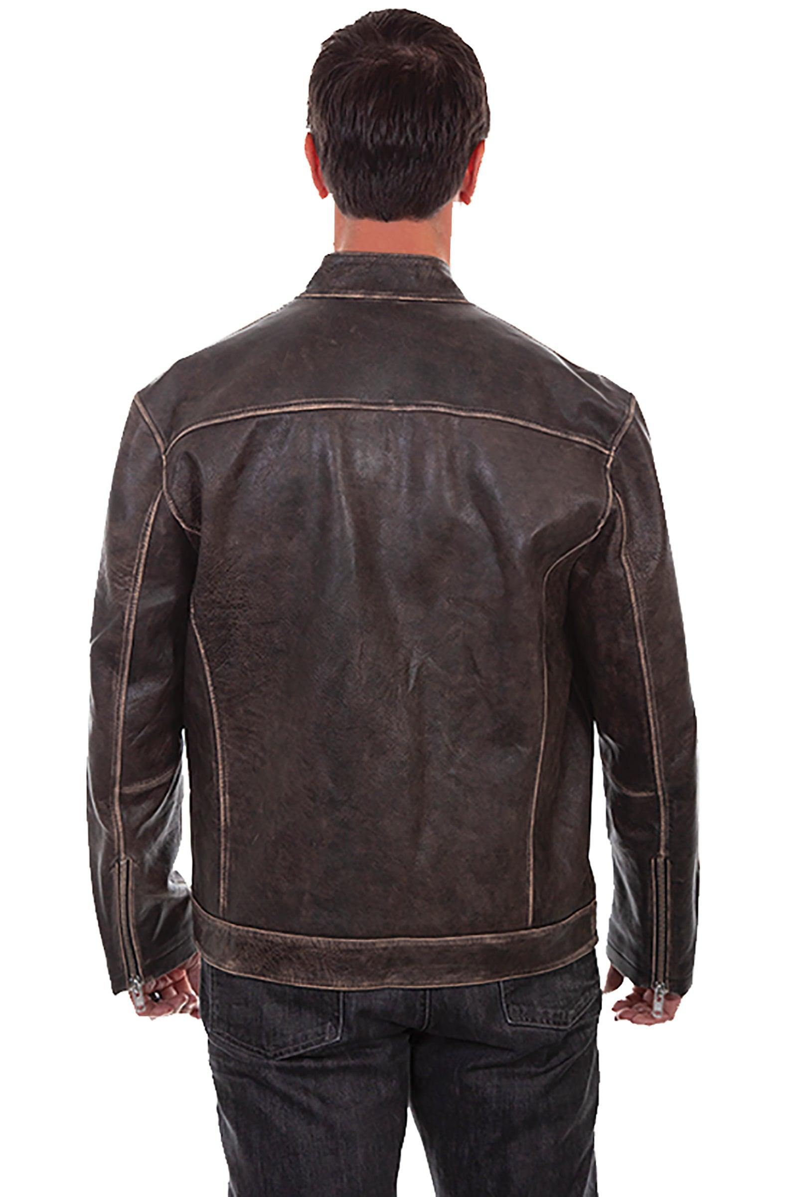 Scully CHARCOAL TRACK JACKET - Scully Leather
