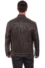 Scully CHARCOAL TRACK JACKET - Scully Leather