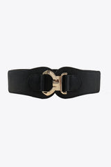 Alloy Buckle Elastic Belt - Trendsi - Flyclothing LLC