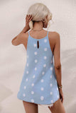 Polka Dot Round Neck Knit Tank - Trendsi - Flyclothing LLC