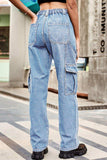 Loose Fit Long Pants with Pockets - Trendsi - Flyclothing LLC