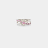 Heart Shape Zircon 925 Sterling Silver Ring - Trendsi