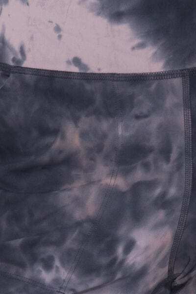 Leggings Depot Tie-Dye High Waist Cropped Leggings - Trendsi - Flyclothing LLC
