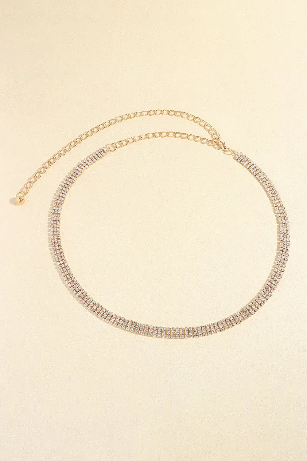 Rhinestones Alloy Belt - Trendsi - Flyclothing LLC