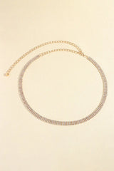 Rhinestones Alloy Belt - Trendsi - Flyclothing LLC