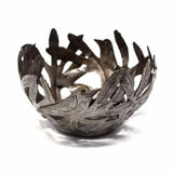 Decorative Drum Art Bowl or Votive, Birds - Croix des Bouquets