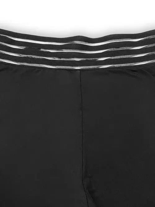 Plus Size V-Waistband Bootcut Pants - Trendsi - Flyclothing LLC