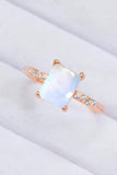 Square Moonstone Ring - Trendsi