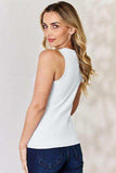 Basic Bae Full Size Round Neck Slim Tank - Trendsi - Flyclothing LLC