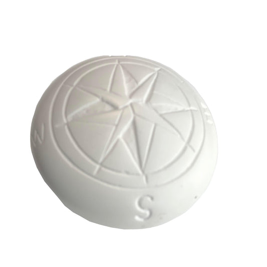 Compass Soapstone Sculpture, Natural Stone - Flyclothing LLC