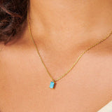 Titanium Steel Inlaid Zircon Pendant Necklace - Trendsi - Flyclothing LLC