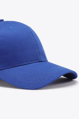 Plain Adjustable Cotton Baseball Cap - Trendsi - Flyclothing LLC