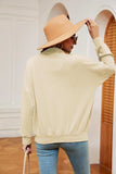 Half-Zip Dropped Shoulder Sweatshirt - Trendsi - Flyclothing LLC