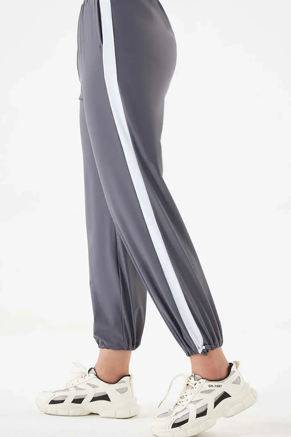 Seam Detail Long Pants - Trendsi - Flyclothing LLC