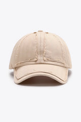 Distressed Adjustable Baseball Cap - Trendsi - Flyclothing LLC