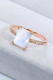Square Moonstone Ring - Trendsi