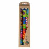 Tall Hand Painted Candles - Three in Box - Shahida Design - Nobunto - Flyclothing LLC
