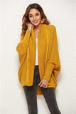 Open Front Batwing Sleeve Cardigan - Trendsi - Flyclothing LLC