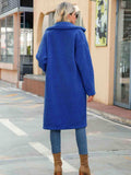 Collared Neck Button Down Coat - Trendsi - Flyclothing LLC