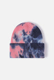 Tie-Dye Cuffed Rib-Knit Beanie Hat - Trendsi - Flyclothing LLC