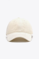 Distressed Adjustable Baseball Cap - Trendsi - Flyclothing LLC