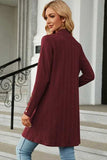Open Front Long Sleeve Cardigan - Trendsi - Flyclothing LLC